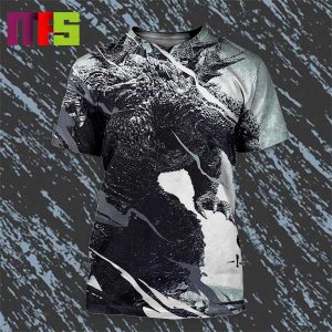 Godzilla Minus One Minus Color Black And White Version Textless Poster All Over Print Shirt