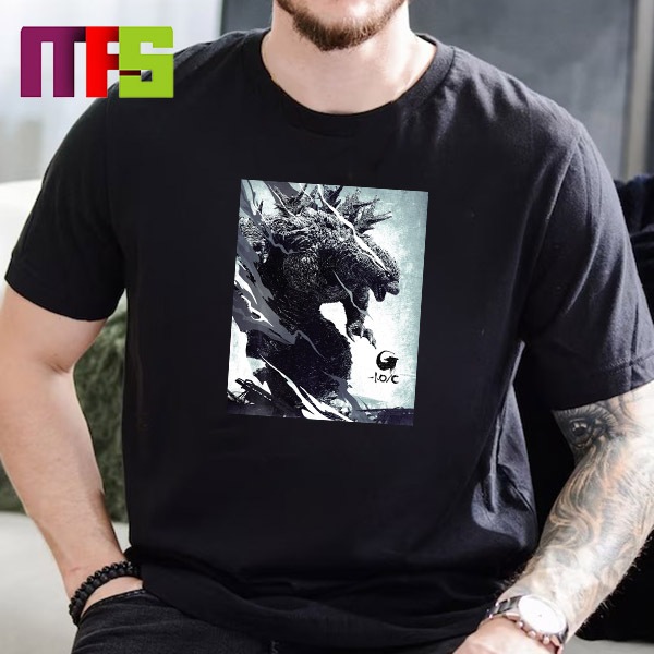 Godzilla Minus One Minus Color Black And White Version Textless Poster Classic T-Shirt
