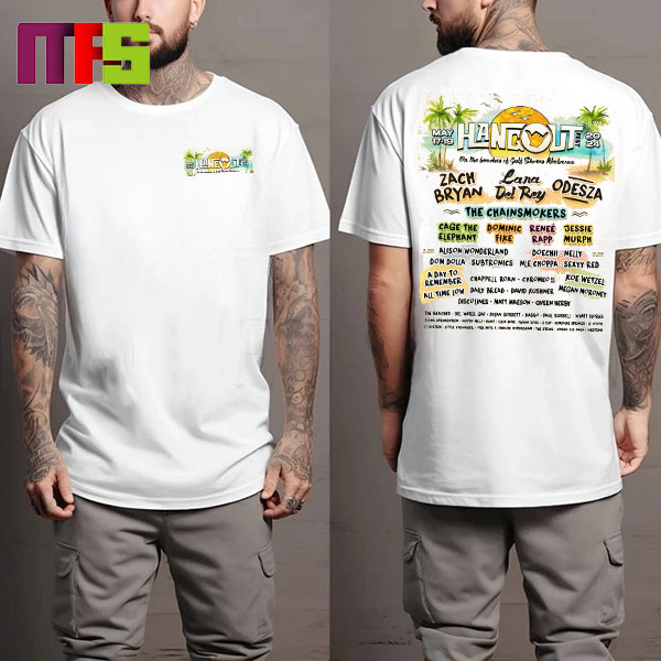 Hangout Fest 2024 Official Lineup On The Beaches Of Gult Shores Alabama May 17th – 19th Two Sided Classic T-Shirt