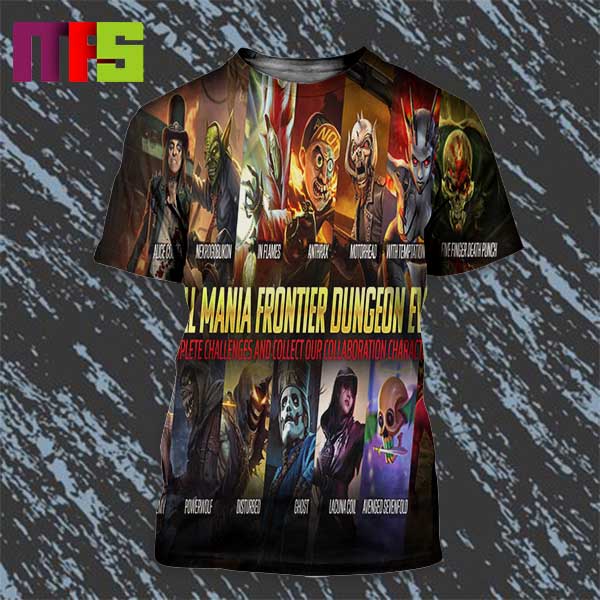 Iron Maiden Legacy Of The Beast Metal Mania Frontier Dungeon Event All Over Print Shirt