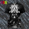 Godzilla Minus One Minus Color Black And White Version Textless Poster All Over Print Shirt