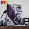 Godzilla x Kong The New Empire Has Moved Up To March 29th Godzilla And Kong Teaming Up In Purple Background Home Decor Poster Canvas