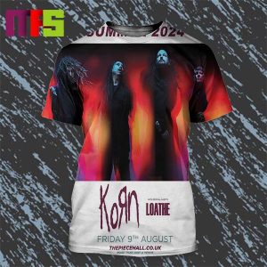 Korn Tour At The Piece Hall In Halifax UK On August 9th 2024 All Over Print Shirt