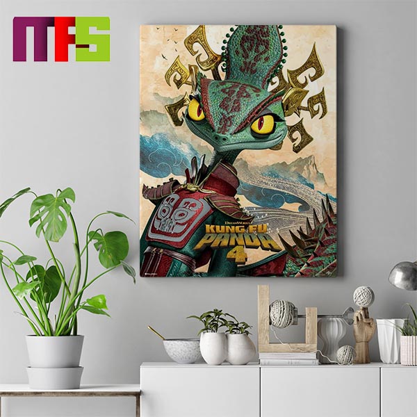 Kungfu Panda 4 New Poster For New Character The Chameleon Home Decor Poster Canvas