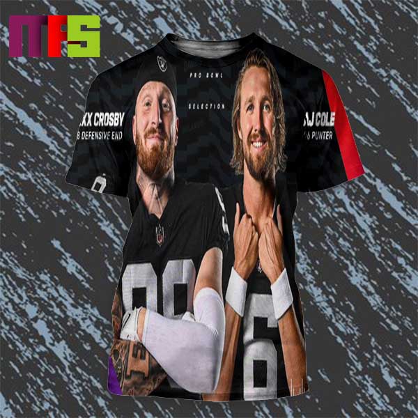 Las Vegas Raiders Named To 2024 AFC Pro Bowl Games Roster All Over Print Shirt