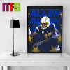 Los Angeles Chargers Khalil Mack Selected For AFC 2024 Pro Bowl Roster Home Decoration Poster Canvas