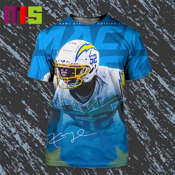 Los Angeles Chargers Khalil Mack Selected For AFC 2024 Pro Bowl Roster All Over Print Shirt