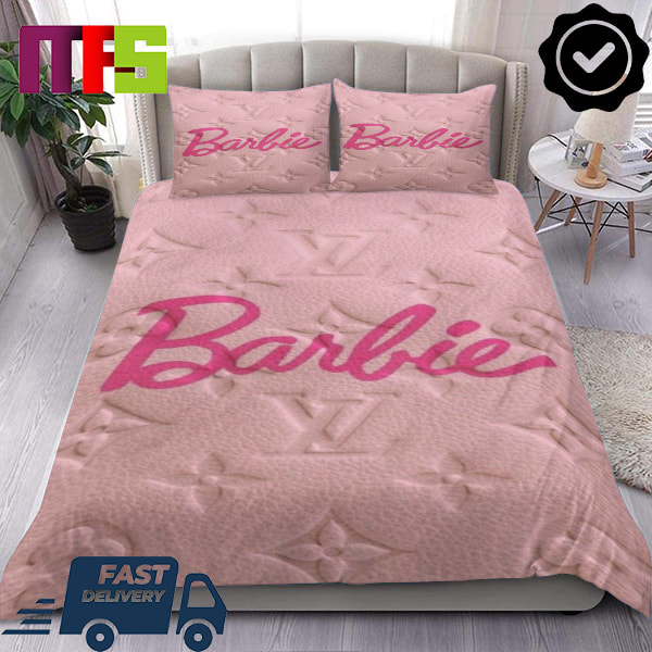 Louis Vuitton x Barbie Pink Luxury Bedding Set