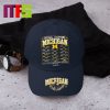 College Football Playoff 2023-2024 National Champions Michigan Wolverines Cartoon Text Hat Cap