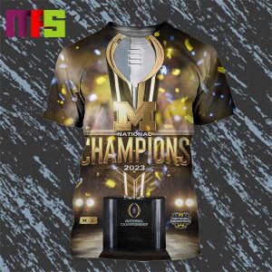 Michigan Wolverines 2023-2024 CFP National Champions Poster All Over Print Shirt
