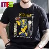 Michigan Wolverines 2024 CFP National Champions Trophy Two Sided Classic T-Shirt