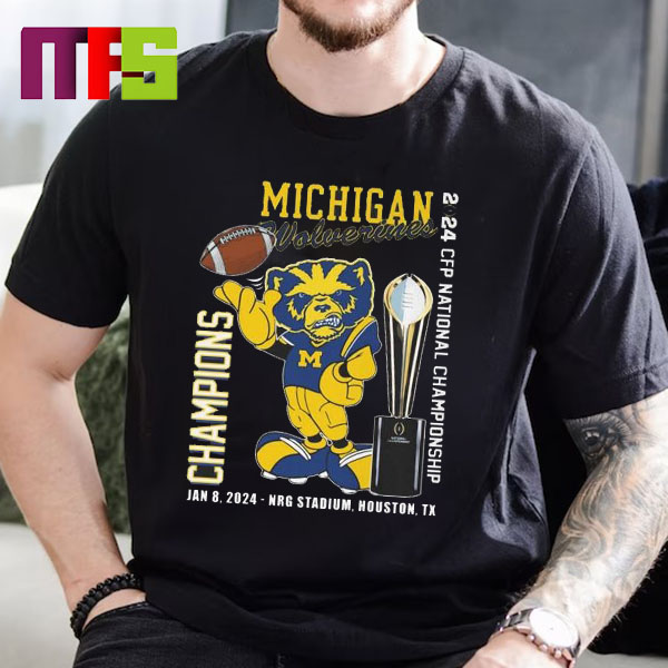 Michigan Wolverines 2024 CFP National Champions Mascot Biff Classic T-Shirt