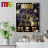 Michigan Wolverines 2024 Rose Bowl Champions Home Decor Poster Canvas