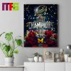 Michigan Wolverines 2024 Rose Bowl Champions Final Scores Home Decor Poster Canvas