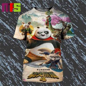 New Chinese Poster For Kungfu Panda 4 All Over Print Shirt