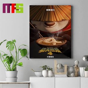 New Poster Kungfu Panda 4 Chinese Version Home Decor Poster Canvas