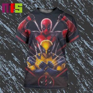 New Promotional Art Featuring Deadpool And Wolverine In Deadpool 3 All Over Print Shirt New Promotional Art Featuring Deadpool And Wolverine In Deadpool 3 All Over Print Shirt