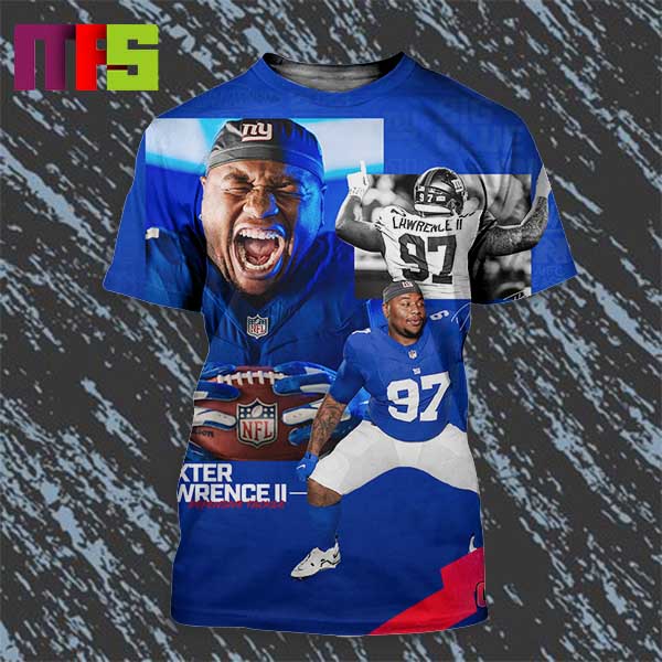 New York Giants Dexter Lawrence Named To NFC 2024 Pro Bowl Roster All Over Print Shirt