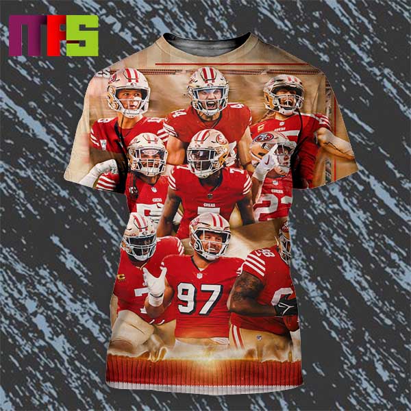 San Francisco 49ers Players Named To NFC 2024 Pro Bowl Roster All Over Print Shirt