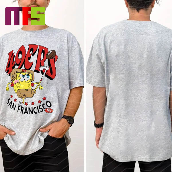 San Francisco 49ers Super Bowl LVIII x Spongebob Squarepants Essentials T-Shirt