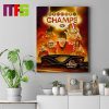 Kansas City Chiefs Vs San Francisco 49ers In Las Vegas Super Bowl LVIII Home Decoration Poster Canvas