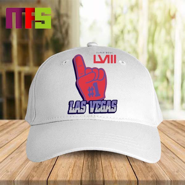 Super Bowl LVIII 2024 Las Vegas Number One Hand Sign Hat Cap