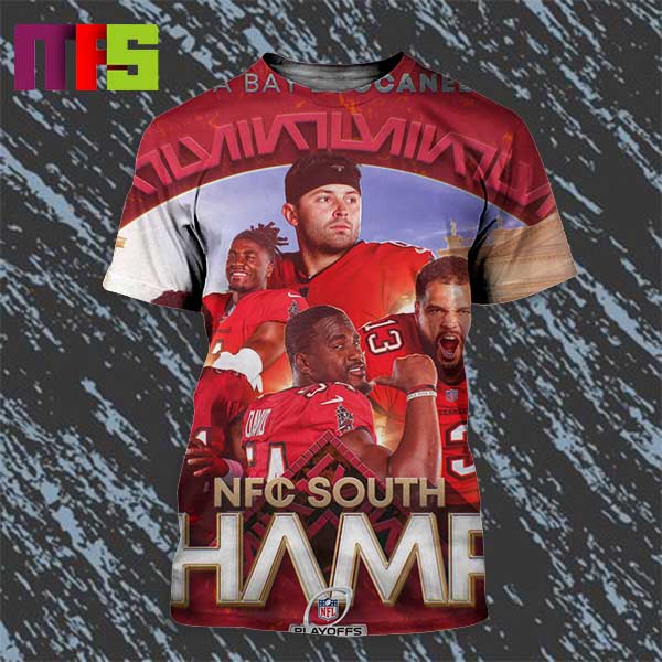Tampa Bay Buccaneers 2023 NFC South Division Champions All Over Print Shirt