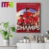 Buffalo Bills 2023 AFC East Division Champions Home Decor Poster Canvas