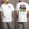 Michigan Wolverines 2024 Rose Bowl Champions CFP Rose Bowl Logo Players Names Two Sided Essentials T-Shirt