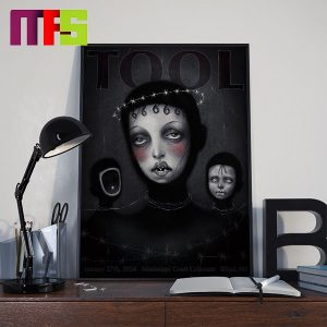 Tool Biloxi MS At Mississippi Coast Coliseum on January 27th 2024 Home Decor Poster Canvas