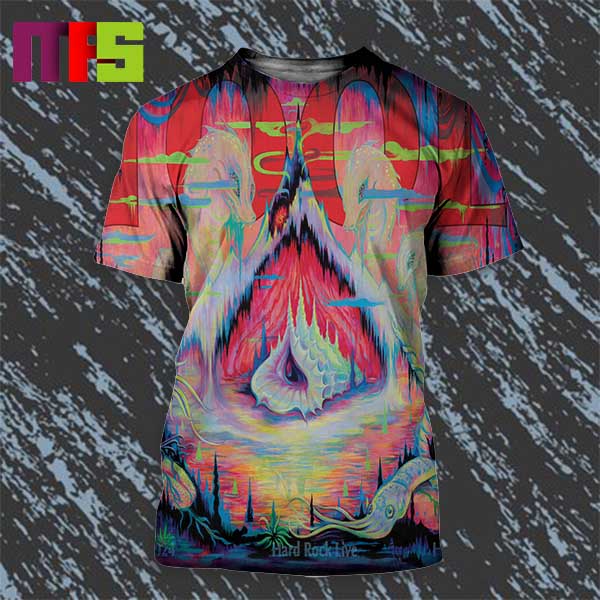 Tool Hollywood FL Night 1 At Hard Rock Live On January 18th 2024 All Over Print Shirt