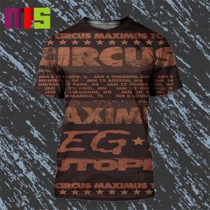 Travis Scott The Circus Maximus Tour Leg 2 Utopia All Over Print Shirt