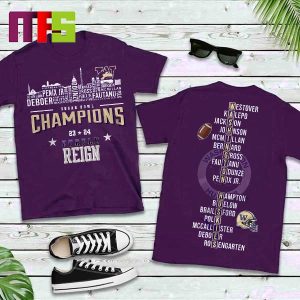 Washington Huskies 2024 Sugar Bowl Champions Purple Reign Team Roster Players Names Classic T-Shirt