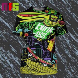Blink-182 Melbourne VIC Australia At Rod Laver Arena On February 13th 2024 All Over Print Shirt