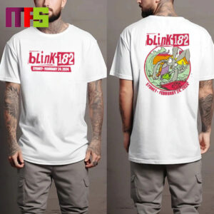 Blink-182 Night 2 Sydney Australia At Qudos Bank Arena On February 23st 2024 Essentials T-Shirt