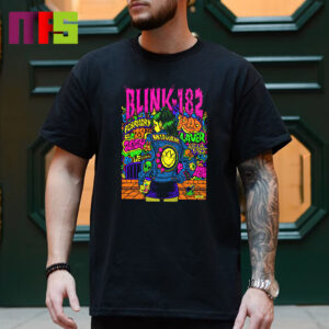 Blink-182 Night 3 Rod Laver Arena In Melbourne Australia Tour On February 29th 2024 Classic T-Shirt