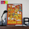 Blink 182 Perth Western Australia Rise Against At RAC Arena On February 8th 9th 2024 Home Decor Poster Canvas