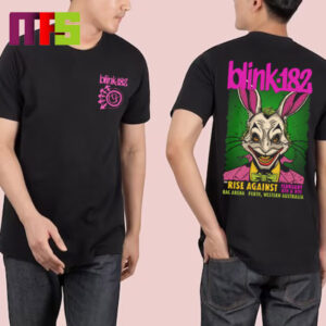 Blink 182 Perth Western Australia Rise Against At RAC Arena On February 8th 9th 2024 Merch Classic T-Shirt