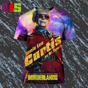 Borderlands Movie Live Action Jamie Lee Curtis As Dr Tannis All Over Print Shirt