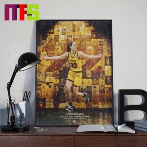 Caitlin Clark Become The NCAA Women’s Basketball All Time Leading Scorer Home Decor Poster Canvas