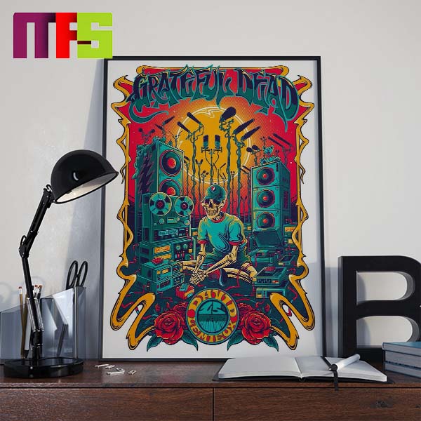 Grateful Dead David Lemieux 25th Anniversary Home Decor Poster Canvas