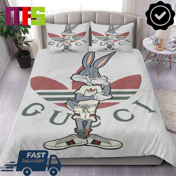 Gucci x Adidas x Looney Tunes Dope Bug Bunny Luxury Bedding Set