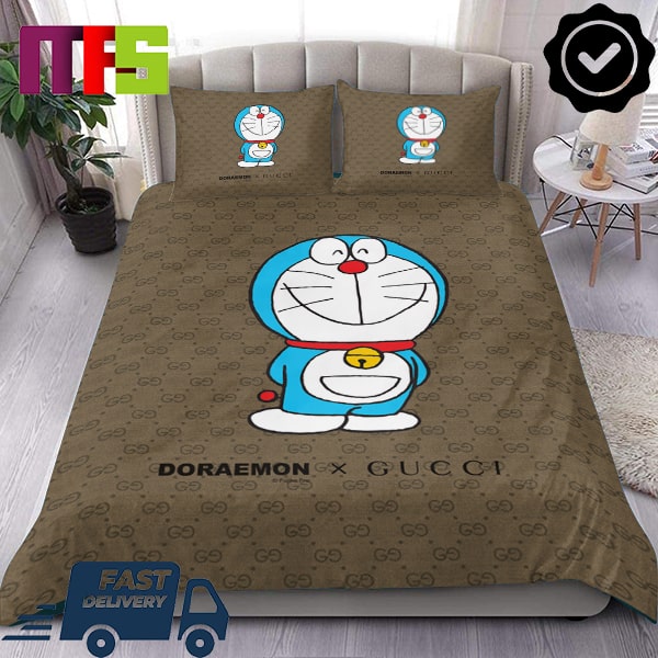 Gucci x Doraemon Capsule Collection Home Decor Bedding Set