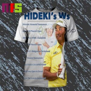 Hideki Matsuyama Broke The Record 9 Wins In 10 years All Over Print Shirt Hideki Matsuyama Broke The Record 9 Wins In 10 years All Over Print Shirt