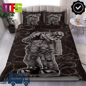 Kaws Holiday Space Shy Astronaut Home Decor Queen Bedding Set