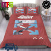 Kaws x Seasame Street Kaws BFF Blue x Ernie White Luxury King Bedding Set