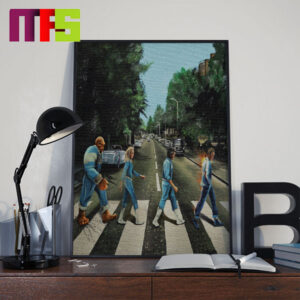 MCU Fantastic Four Abbey Road Artwork Home Decor Poster Canvas