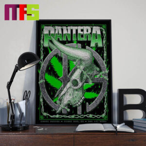 Pantera Green Bay WI At Resch Center On February 18th 2024 Home Decor Poster Canvas