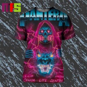 Pantera Winnipeg MB At Canada Life Centre On February 16th 2024 All Over Print Shirt Pantera Winnipeg MB At Canada Life Centre On February 16th 2024 All Over Print Shirt