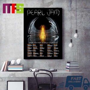 Pearl Jam Dark Matter World Tour 2024 Tour Date Home Decor Poster Canvas Pearl Jam Dark Matter World Tour 2024 Tour Date Home Decor Poster Canvas